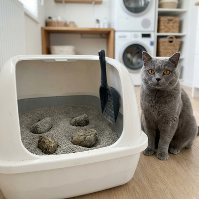 Bigger clumps in the litter box